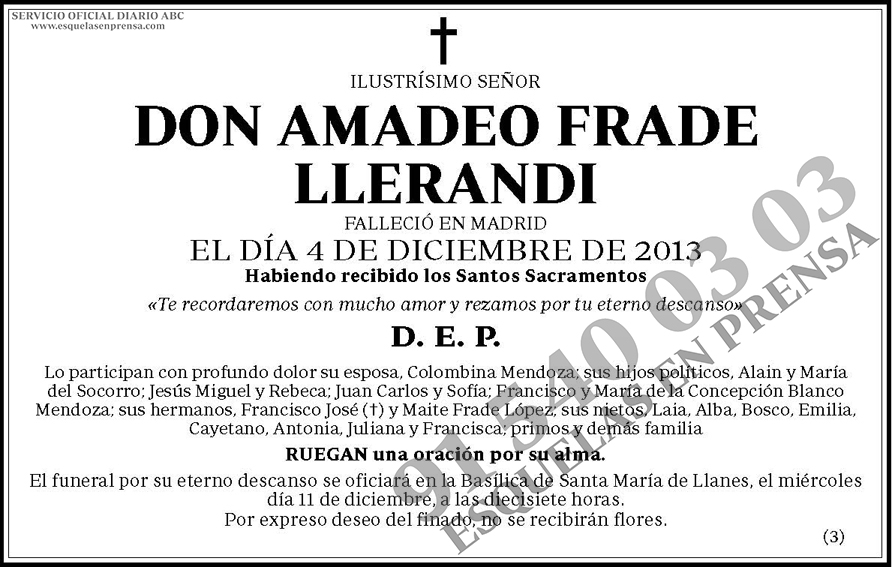 Amadeo Frade Llerandi
